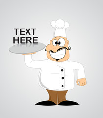Cartoon chef