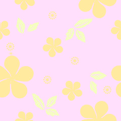 Seamless floral background. Repeat many times.