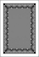 playing card back side 62x90 mm
