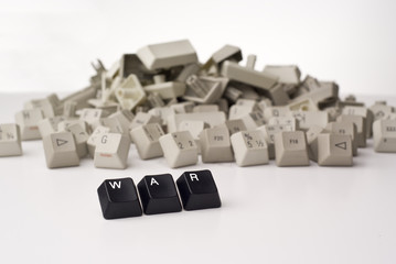 Krieg mit Computertasten