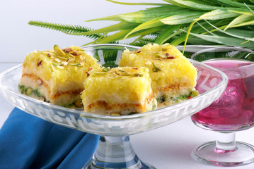 Pineapple Bufi with Drink