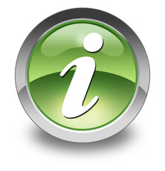 Green Glossy Pictogram "Information"