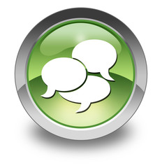 Green Glossy Pictogram 