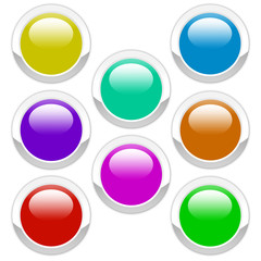 eight color buttons