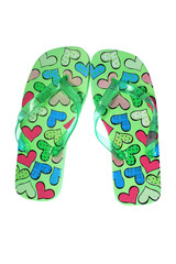 Slippers with Love Hearts