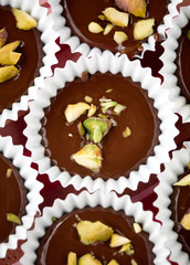 Chocolate with pistacios