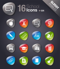 Glossy Peebles - School Icons 01