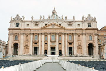 Fototapeta na wymiar San Peter bazylika, Rzym, Włochy.