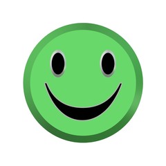 Emoticon  mit guter Laune