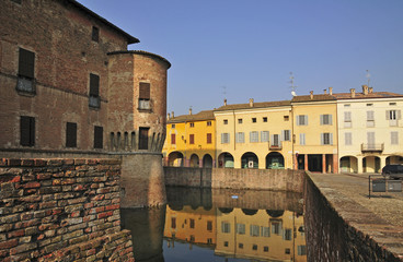 Naklejka na ściany i meble Rocca San Vitale, Fontanellato