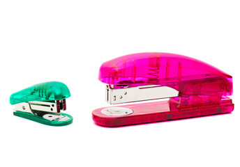 The big and small glass staplers