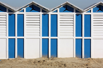 Turquoise beach cabanas