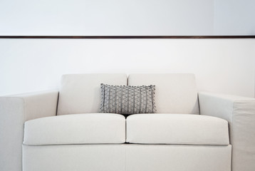 modern sofa detail