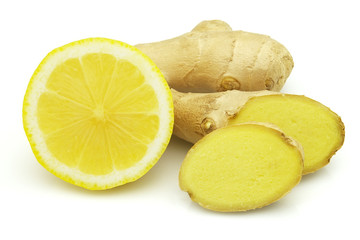 Ginger with lemon