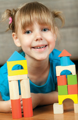 child and blocks