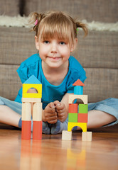 child and blocks