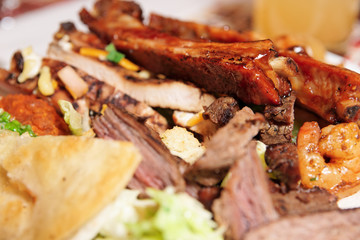 Big assortment of foods