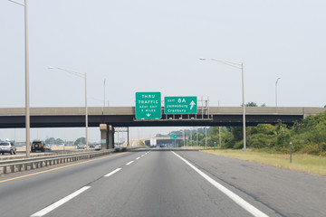 Exit 8A New Jersey Turnpike I-95 Road Sign Arrow - 29865530