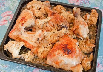 Baked chicken