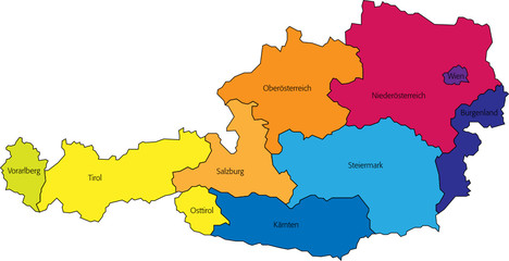 Obraz premium Bundesländer