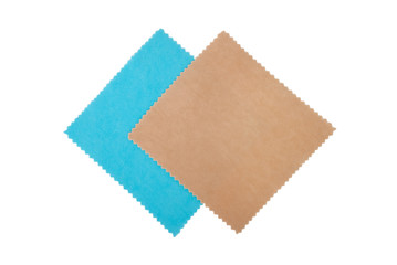 Two cleaning napkins for optics