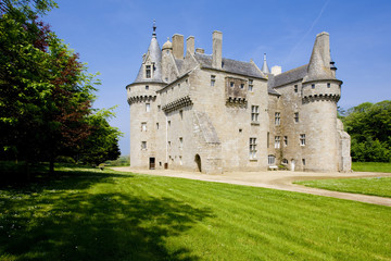 Fototapeta na wymiar Chateau de Kérouzéré, Brittany, France