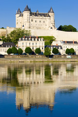 Obraz premium Saumur, Pays-de-la-Loire, France