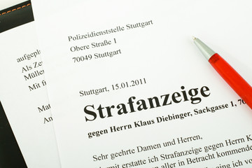 Strafanzeige