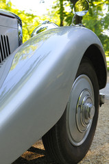 Kotflügel eines Oldtimers