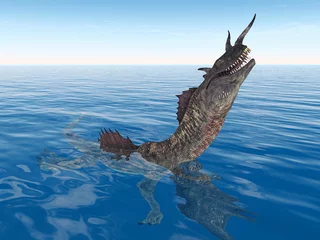 Papier Peint photo autocollant Dragons Le monstre de la mer