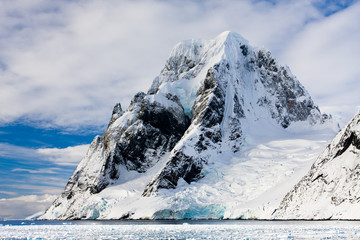Beautiful snow-capped mountains