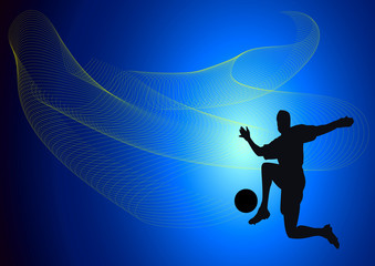 Obraz premium Soccer Player Illustration
