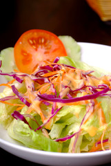 Healthy green salad