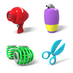 hairdresser accessories set