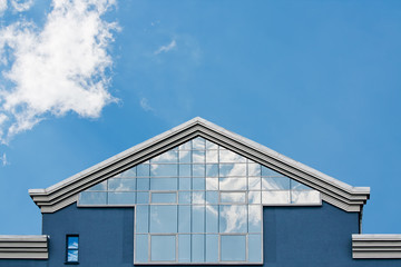 Blue building