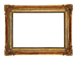 Retro revival old gold frame