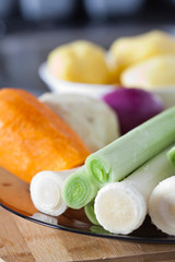 Vegetables on a plate