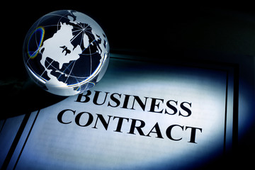 Globe and Business Contract