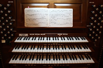Clavier d'orgue Mitchell