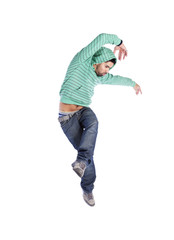 Naklejka premium Hip hop dancer