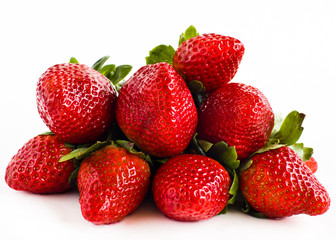 fresh jiucy strawberries