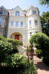 Richardsonian Romanesque Row House Home Washington