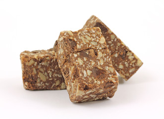 Chocolate almond chip bars