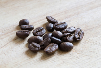 grains of coffee