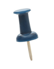 blue push pin