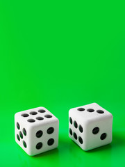 Two gambling dices