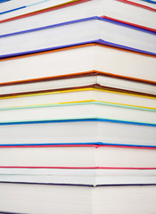 pile of new colorful books