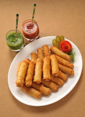 Rolls with Chutney Top