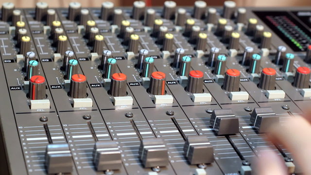 Audio Mixer Desk