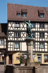 Fototapeta na wymiar Schwendi statue, Colmar, Alsace